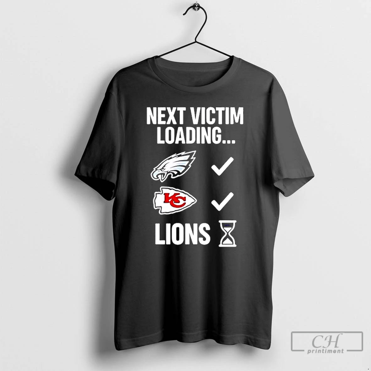 Classic Next Victim Loading Lions Hourglass T-Shirts, Hoodie, Sweatshirt | PodTeesHub.com