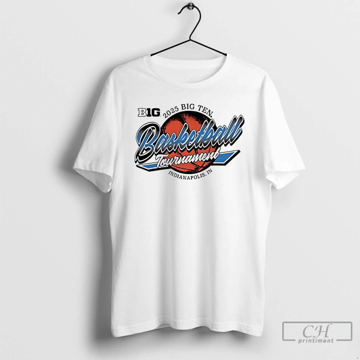 Classic Offical Big Ten Basketball Tournament Indianapolis 2025 T-Shirts, Hoodie, Sweatshirt | PodTeesHub.com