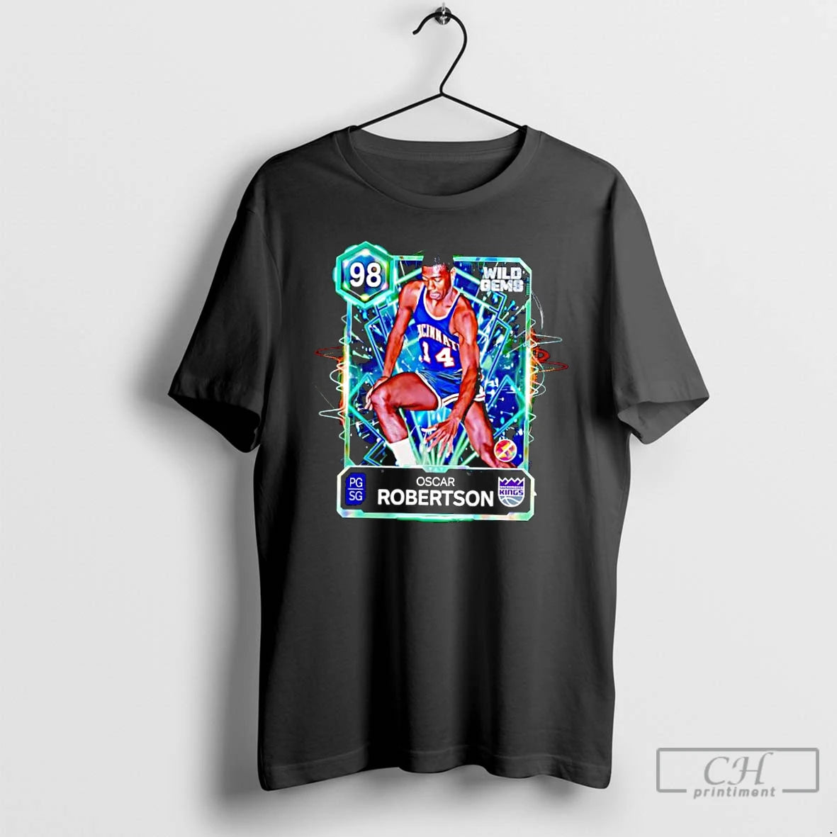 Classic Oscar Robertson Nba 2k Myteam Wild Gems 98 T-Shirts, Hoodie, Sweatshirt | PodTeesHub.com