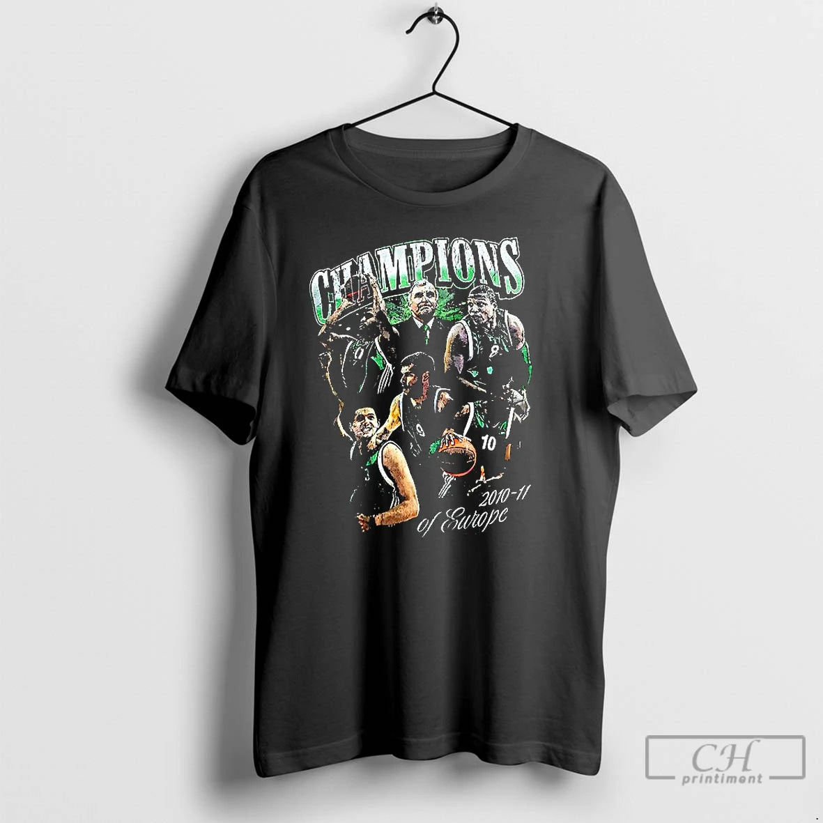Classic Panathinaikos F C Champions Of 2010 2011 Of Europe T-Shirts, Hoodie, Sweatshirt | PodTeesHub.com