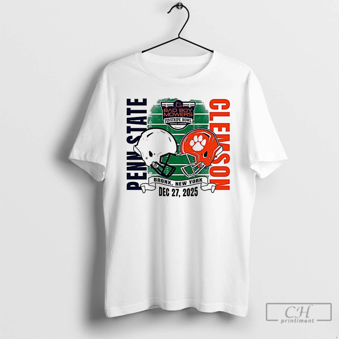 Classic Penn State Nittany Lions Vs Clemson Tigers 2025 Pinstripe Bowl T-Shirts, Hoodie, Sweatshirt | PodTeesHub.com