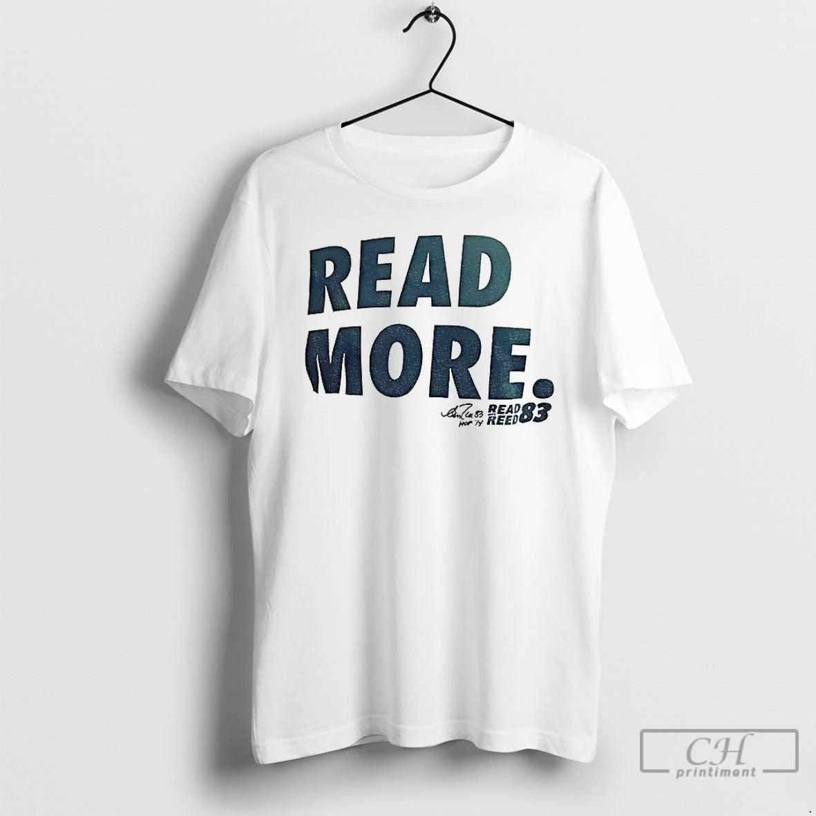 Classic Read More Read With Reed 83 Signature T-Shirts, Hoodie, Sweatshirt | PodTeesHub.com