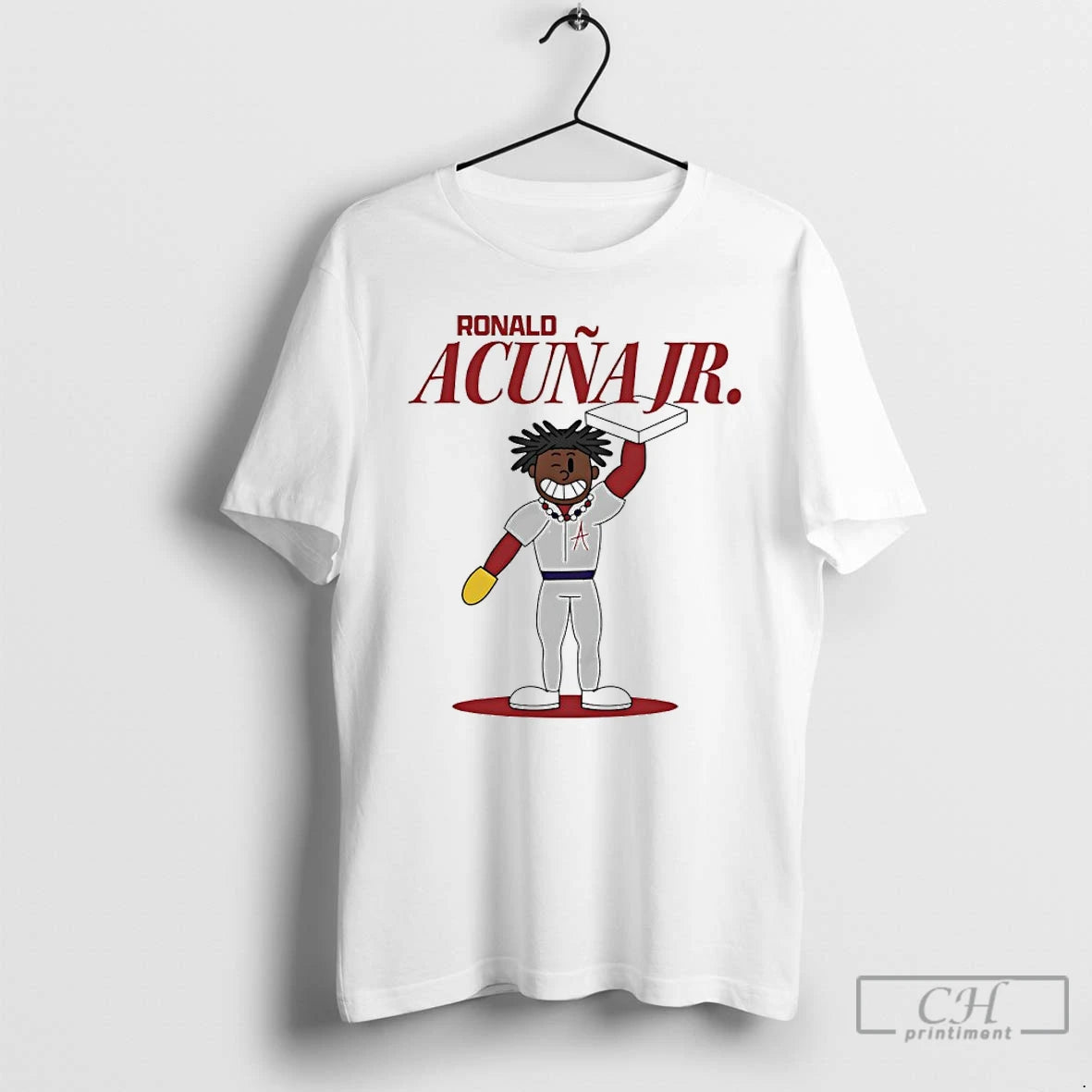 Classic Ronald Acuna Jr Atlanta Braves Summer Cartoon T-Shirts, Hoodie, Sweatshirt | PodTeesHub.com