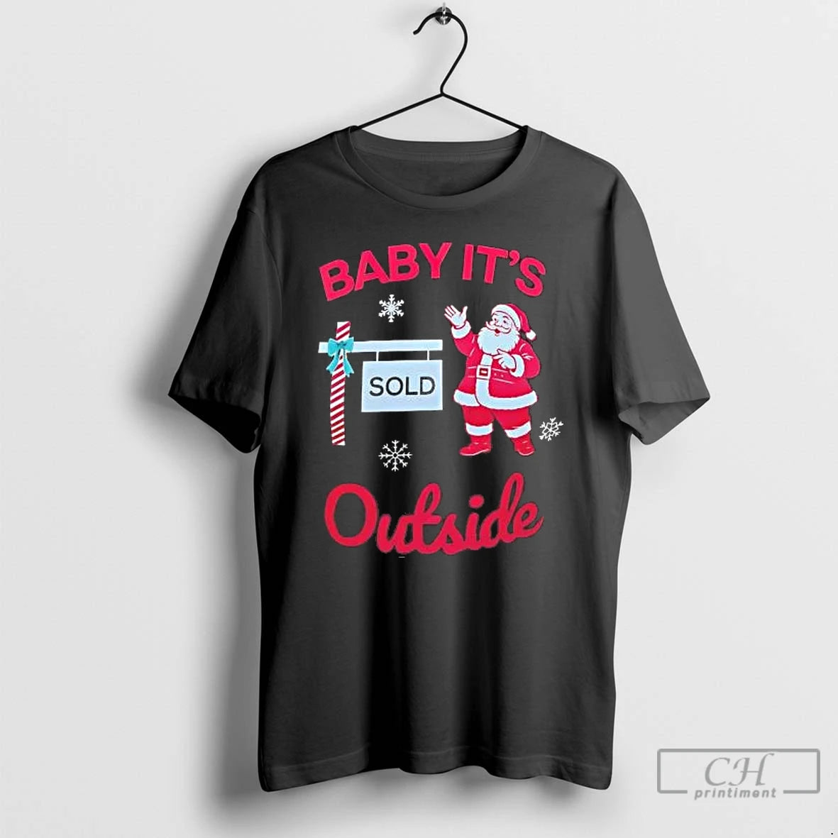 Classic Santa Baby Its Outside T-Shirts, Hoodie, Sweatshirt | PodTeesHub.com