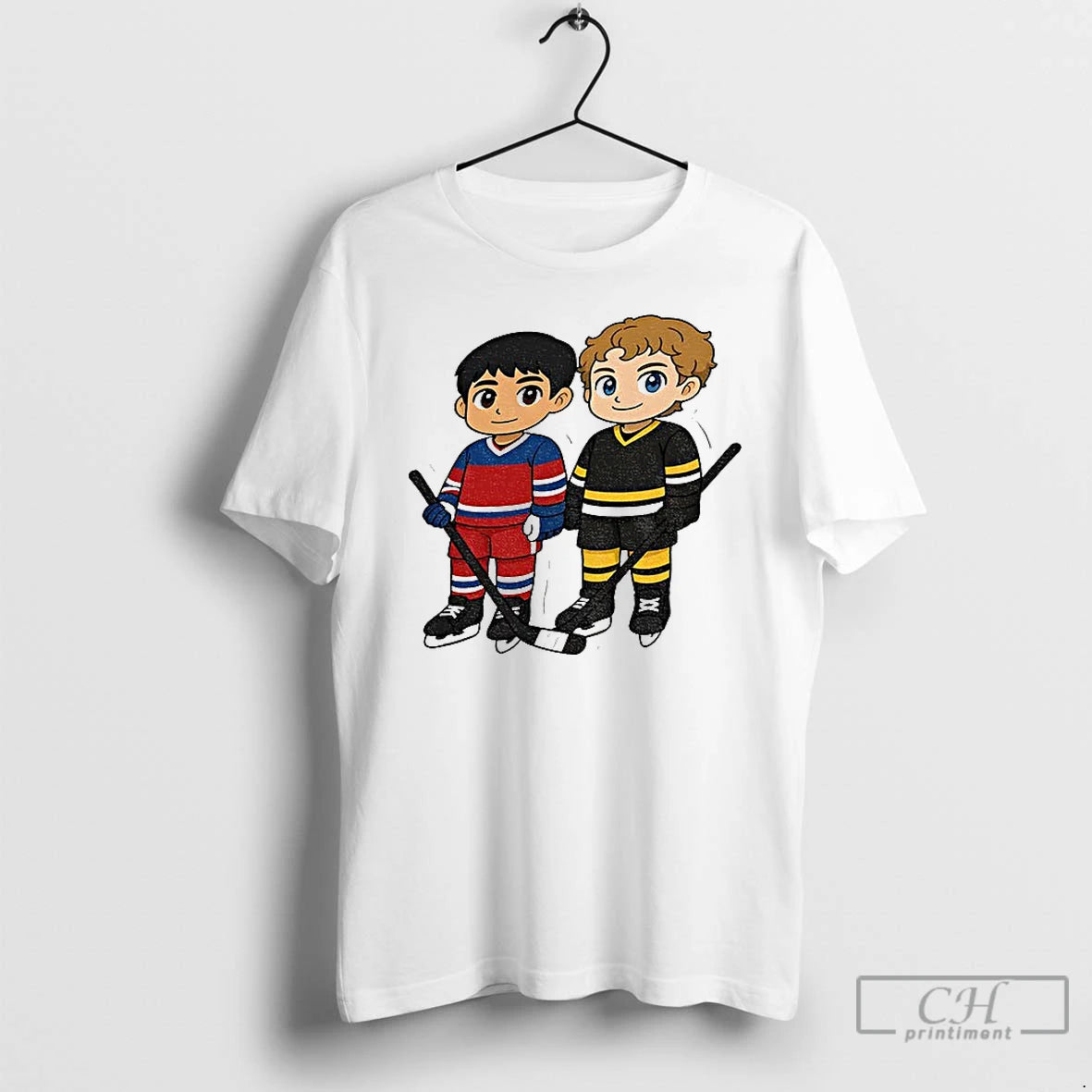 Classic Shane Hollander Ilya Rozanov Heated Rivalry Chibi T-Shirts, Hoodie, Sweatshirt | PodTeesHub.com