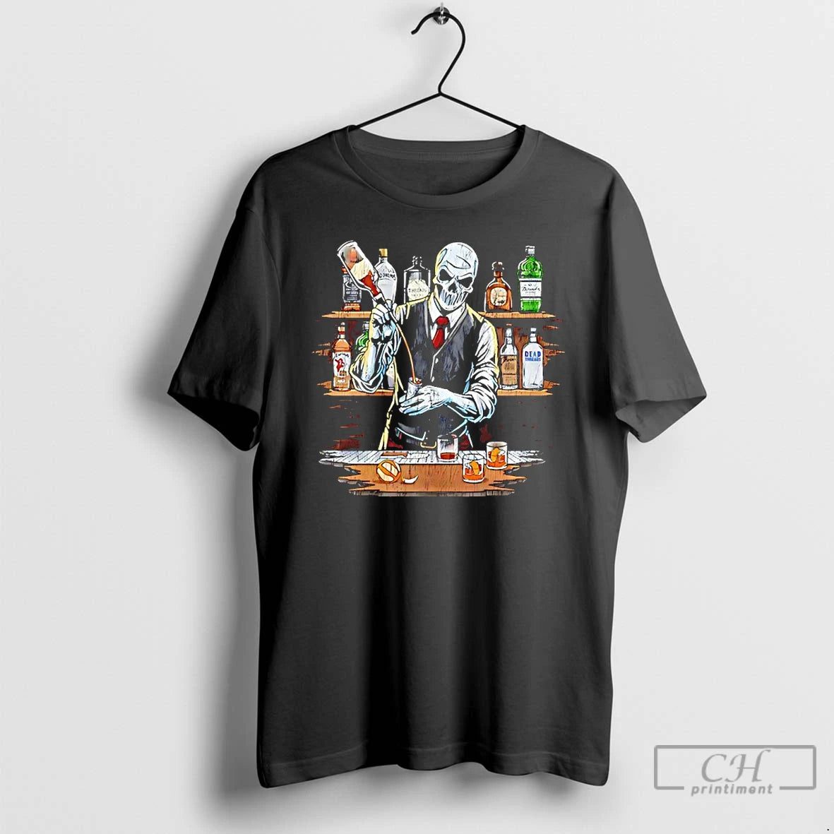 Classic Skeleton Bartender Vintage T-Shirts, Hoodie, Sweatshirt | PodTeesHub.com