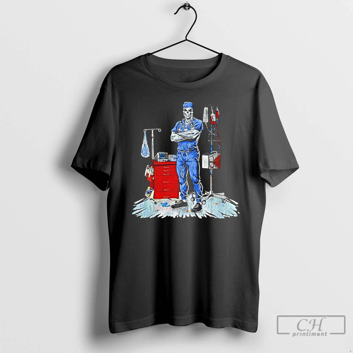 Classic Skeleton Deadside Nurse Vintage T-Shirts, Hoodie, Sweatshirt | PodTeesHub.com