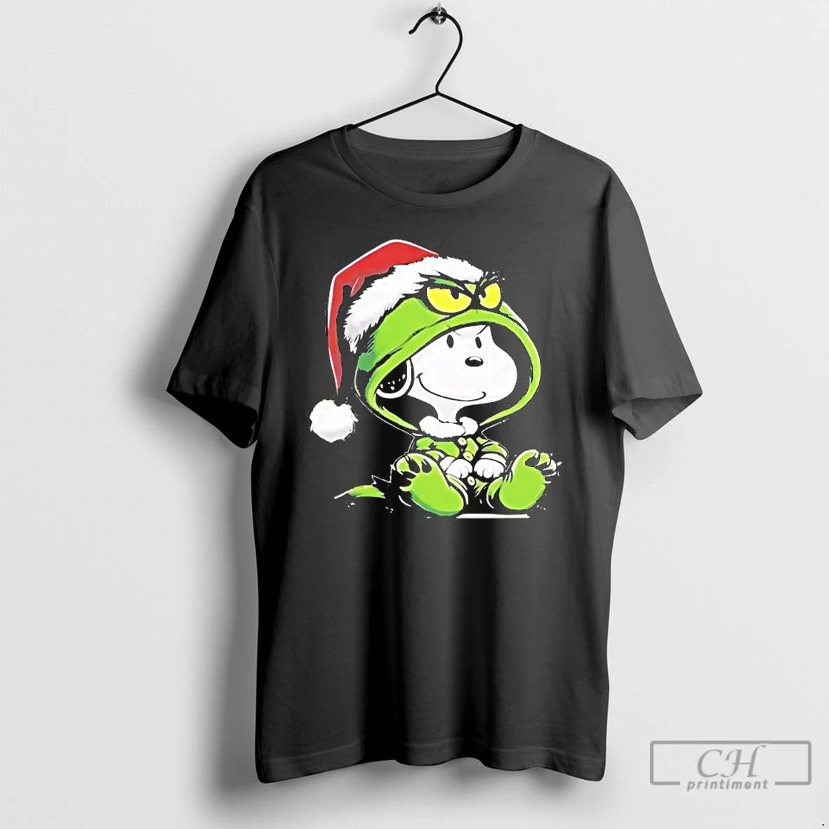 Classic Snopy Grinch Holiday Mashup Christmas T-Shirts, Hoodie, Sweatshirt | PodTeesHub.com
