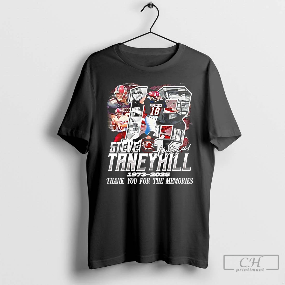 Classic South Carolina Gamecocks Steve Taneyhill 1973 2025 Thank You T-Shirts, Hoodie, Sweatshirt | PodTeesHub.com