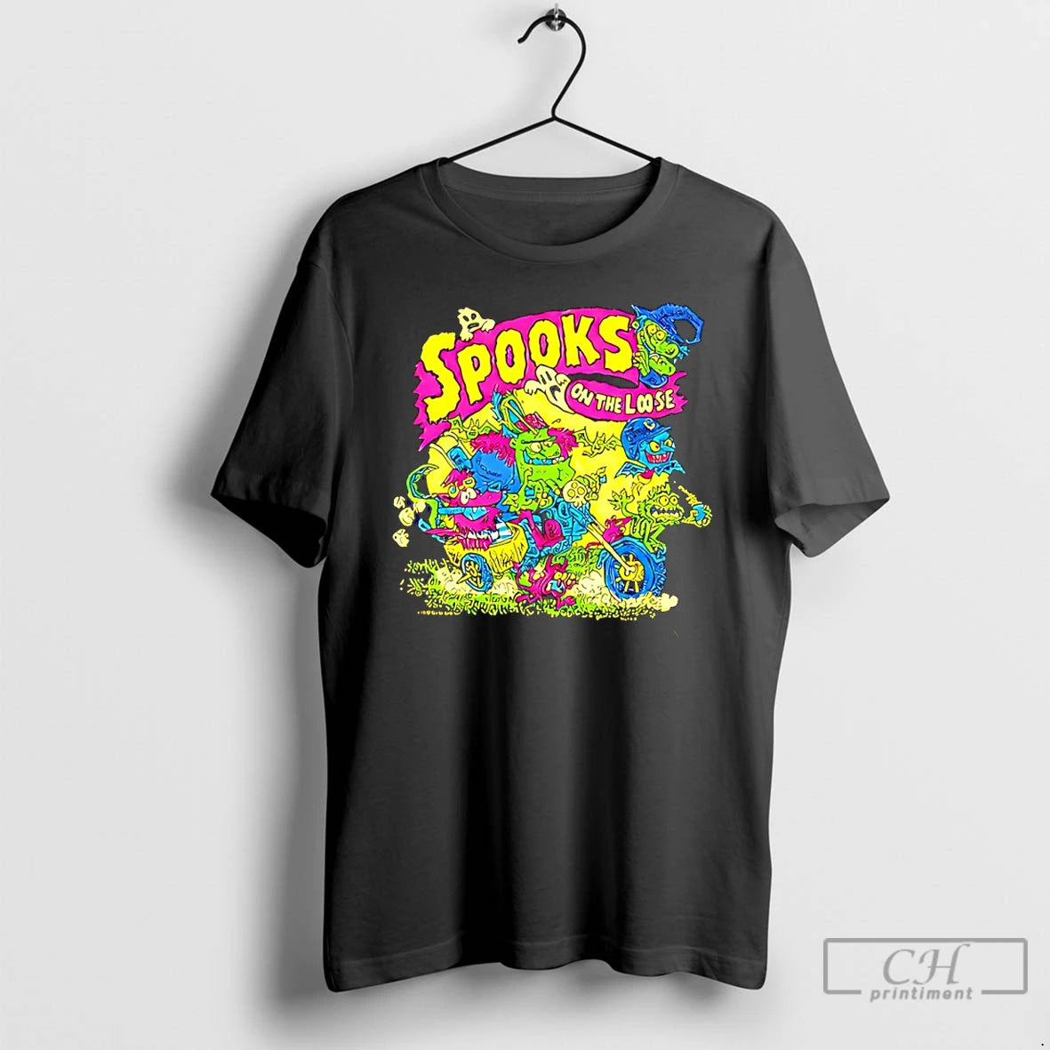 Classic Spooks On The Loose Zombie T-Shirts, Hoodie, Sweatshirt | PodTeesHub.com