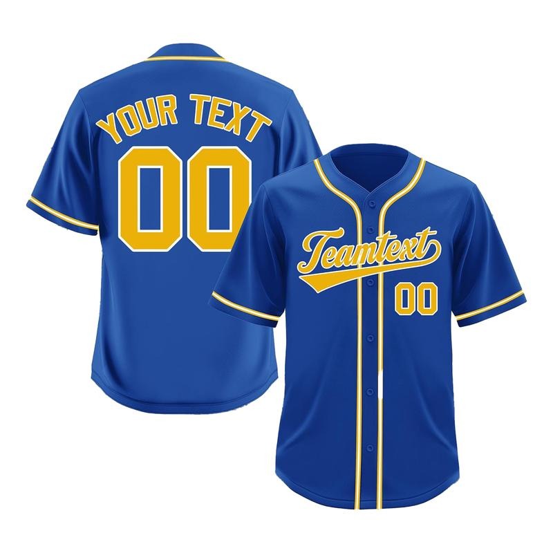 Classic Style Custom Baseball Jersey with Team Name, Number, Name Fully Customizable Printed Athletic Apparel for Team...