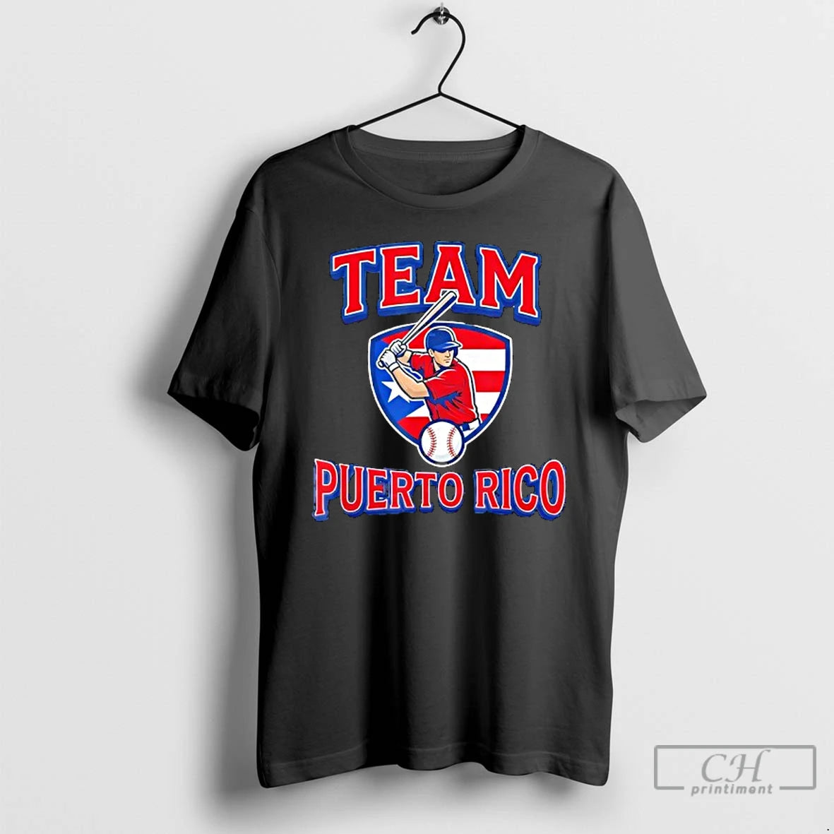 Classic Team Puerto Rico Baseball Flag Patriotic T-Shirts, Hoodie, Sweatshirt | PodTeesHub.com