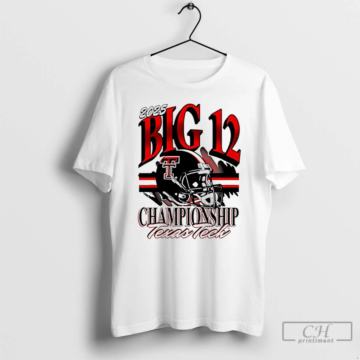 Classic Texas Tech Red Raiders 2025 Big 12 Football Championship Helmet T-Shirts, Hoodie, Sweatshirt | PodTeesHub.com