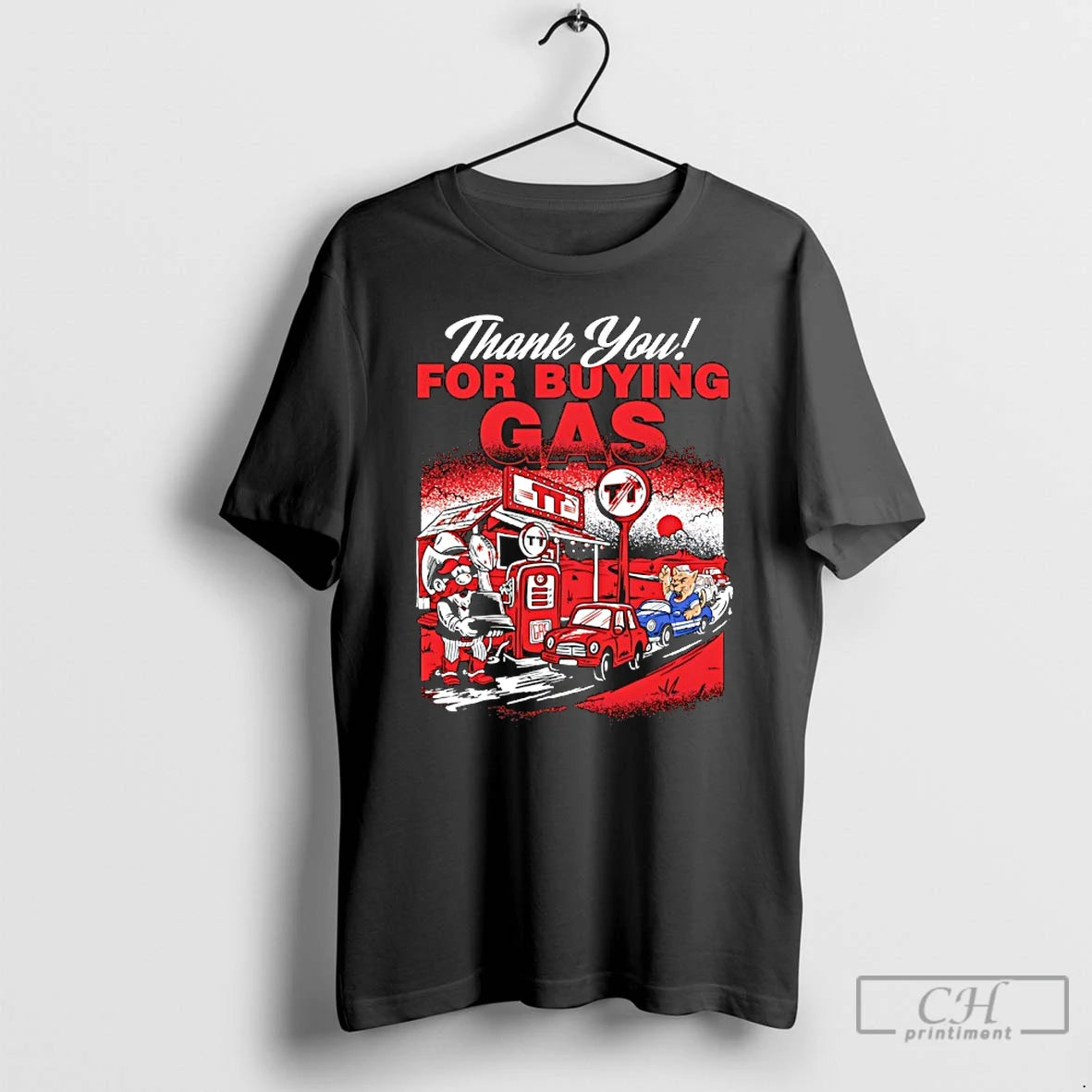 Classic Texas Tech Red Raiders Thank You For Buying Gas T-Shirts, Hoodie, Sweatshirt | PodTeesHub.com
