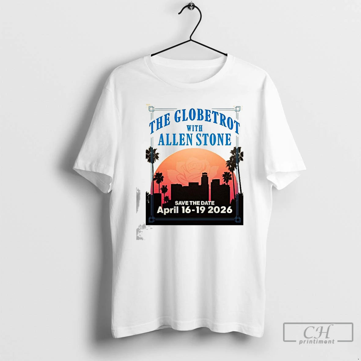 Classic The Globetrot Allen Stone April 16 19 2026 T-Shirts, Hoodie, Sweatshirt | PodTeesHub.com