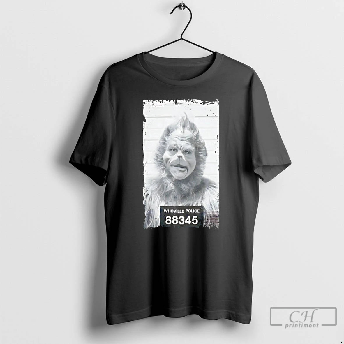 Classic The Grinch Whoville Police 88345 Mugshot T-Shirts, Hoodie, Sweatshirt | PodTeesHub.com