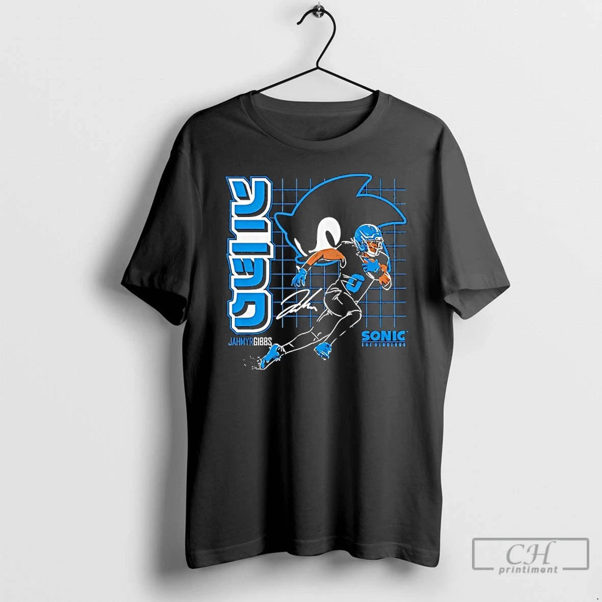 Classic The Hedgehog Jahmyr Gibbs Detroit Lions Football T-Shirts, Hoodie, Sweatshirt | PodTeesHub.com