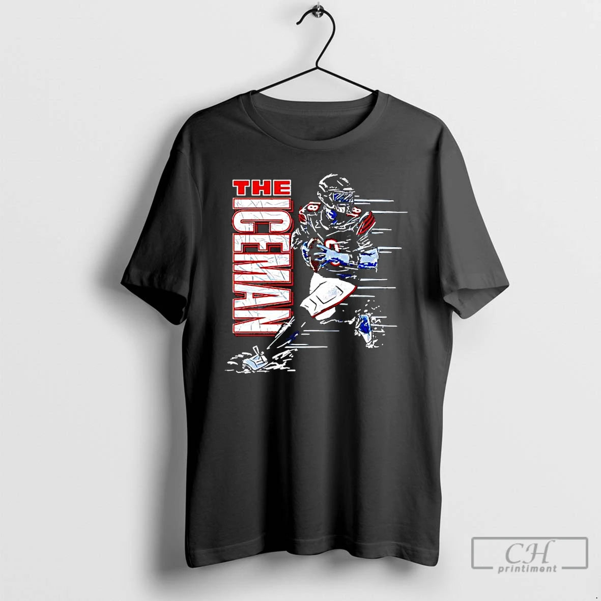 Classic The Iceman Chicago Bear Player Graphic T-Shirts, Hoodie, Sweatshirt | PodTeesHub.com