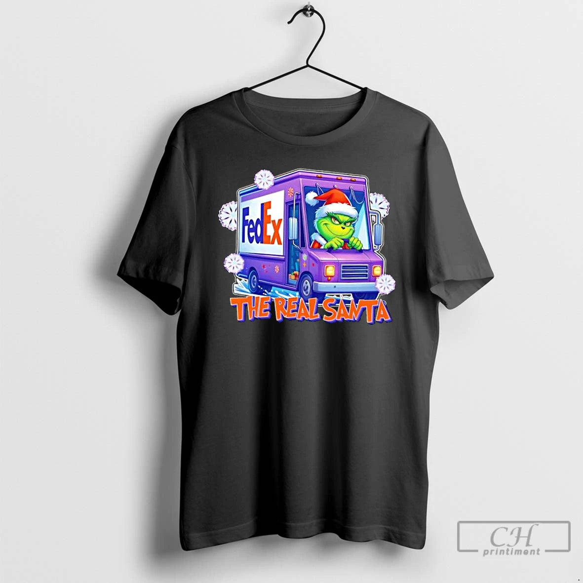 Classic The Real Santa Grinch Christmas Carrier T-Shirts, Hoodie, Sweatshirt | PodTeesHub.com