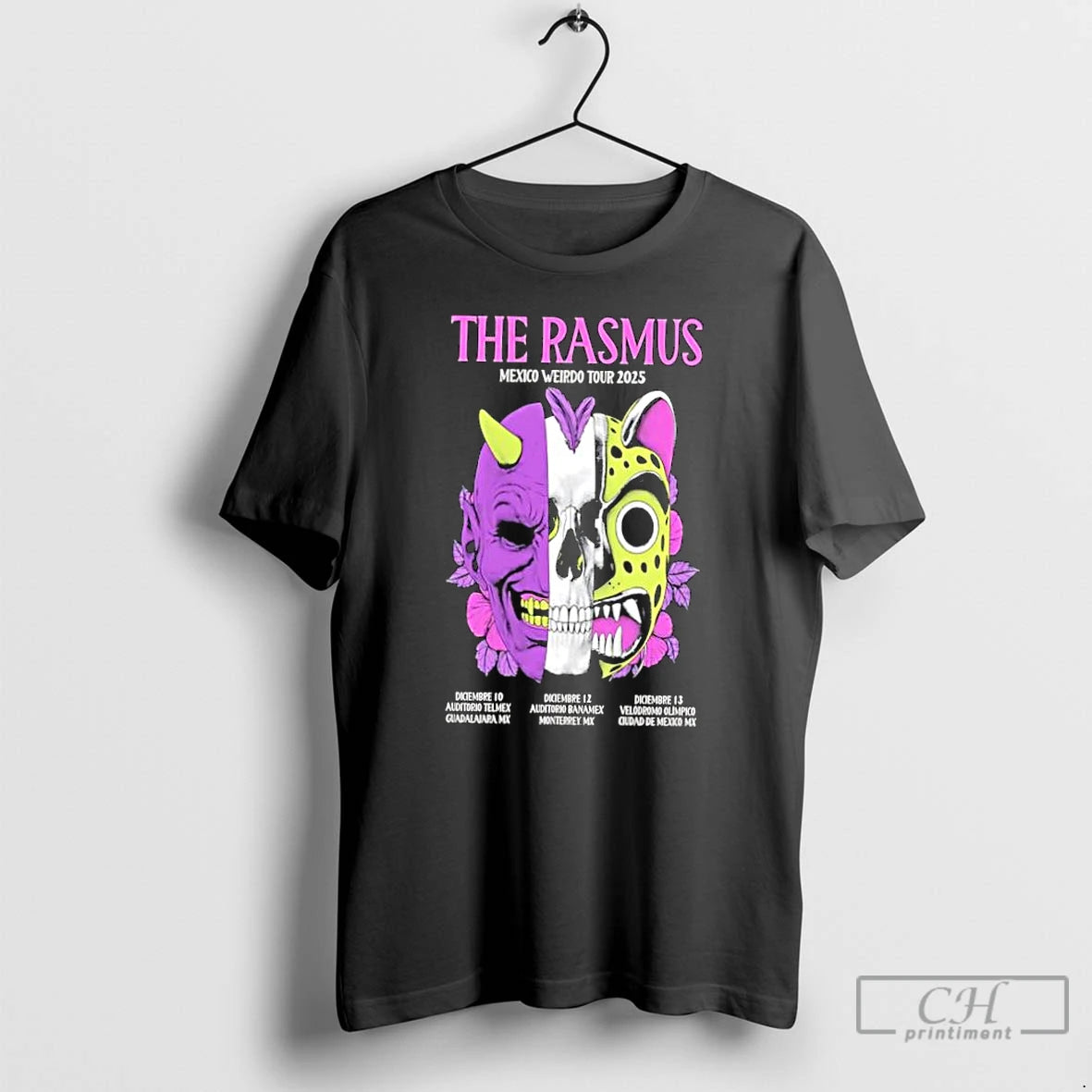 Classic The Rasmus Mexico Weirdo Tour Show December 2025 T-Shirts, Hoodie, Sweatshirt | PodTeesHub.com