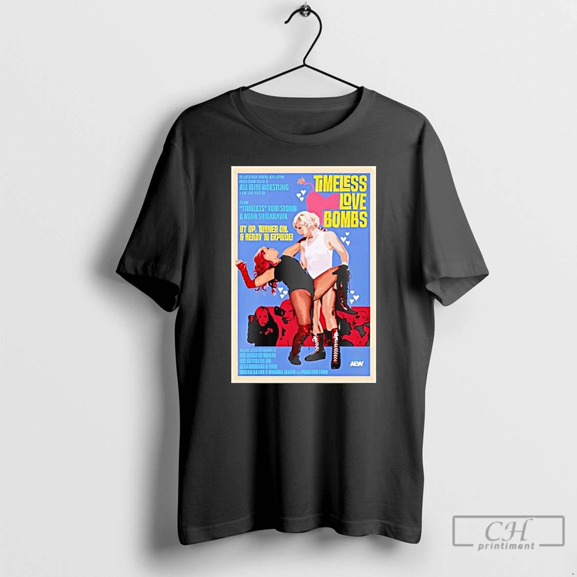 Classic Toni Storm Mina Shirakawa Timeless Love Bombs T-Shirts, Hoodie, Sweatshirt | PodTeesHub.com