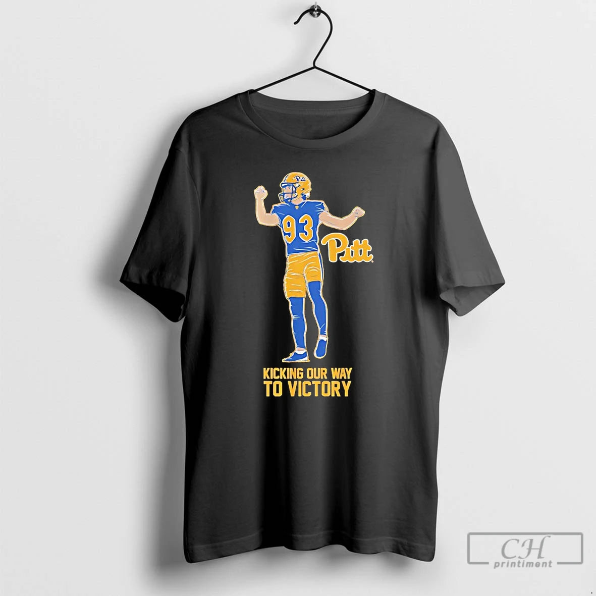 Classic Trey Butkowski Pittsburgh Panthers Kicking Our Way To Victory T-Shirts, Hoodie, Sweatshirt | PodTeesHub.com