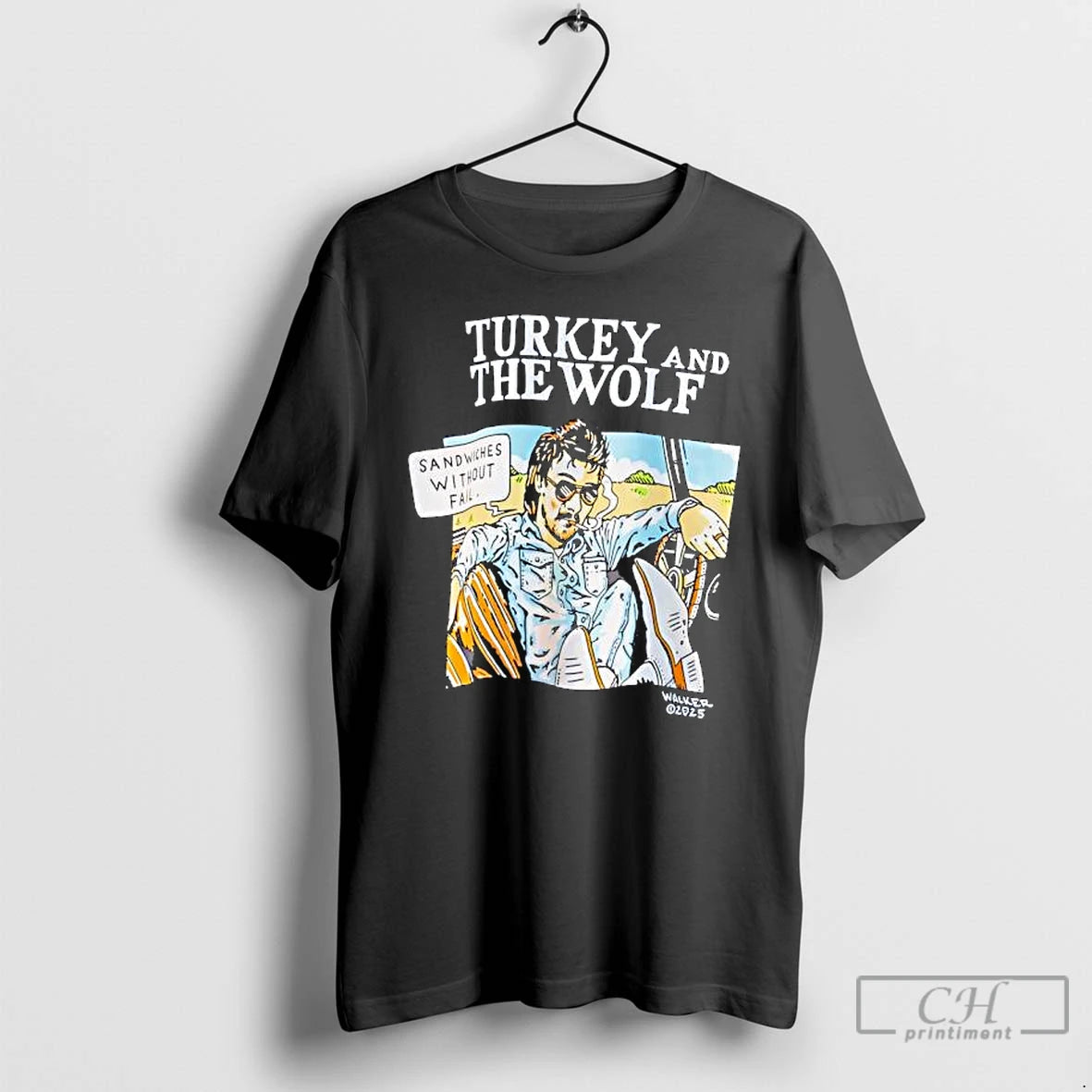 Classic Turkey And The Wolf Sandwich Revenge Graphic T-Shirts, Hoodie, Sweatshirt | PodTeesHub.com