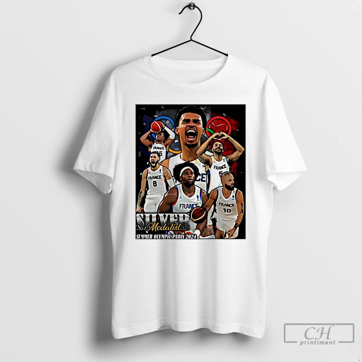 Classic Victor Wembanyama Silver Medalist Super Olympics T-Shirts, Hoodie, Sweatshirt | PodTeesHub.com