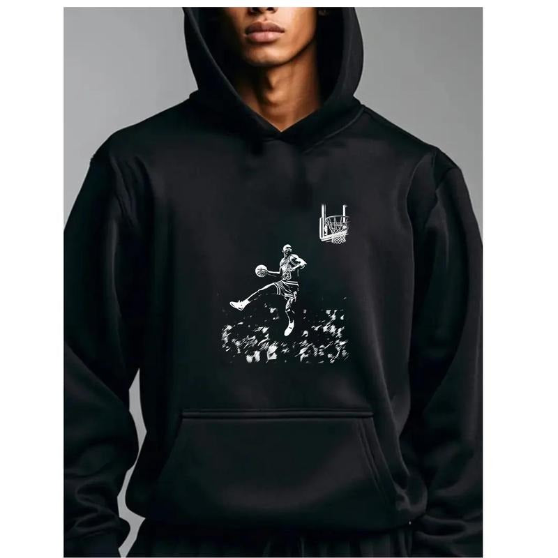 Classic Vintage Inspired Basketball Hoodie Perfect Gift for Him or Her Comfortable Streetwear Essential T-Shirts, Sweatshirt
