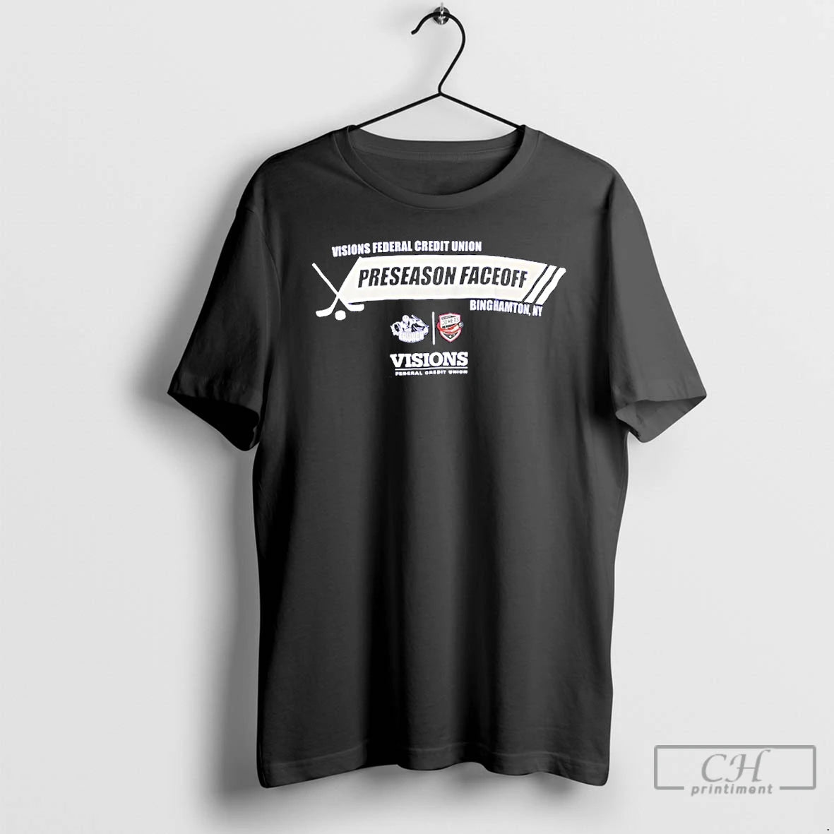 Classic Visions Federal Credit Union Preseason Faceoff Binghamton Ny T-Shirts, Hoodie, Sweatshirt | PodTeesHub.com