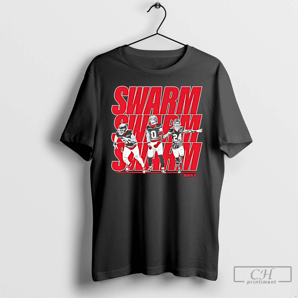 Classic Will Anderson Jr Azeez Al Shaair Derek Stingley Jr Swarm Swarm Swarm T Shirts Hoodie, Sweatshirt | PodTeesHub.com