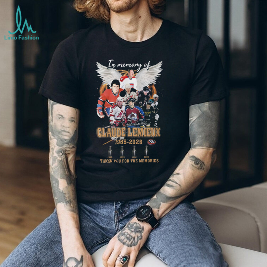 Claude Lemieux Hockey Legend Memorial Tribute Shirt