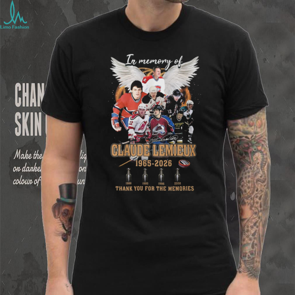 Claude Lemieux Hockey Legend Memorial Tribute Shirt