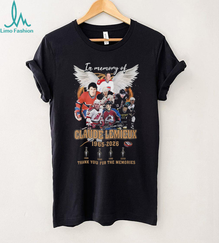 Claude Lemieux Hockey Legend Memorial Tribute Shirt