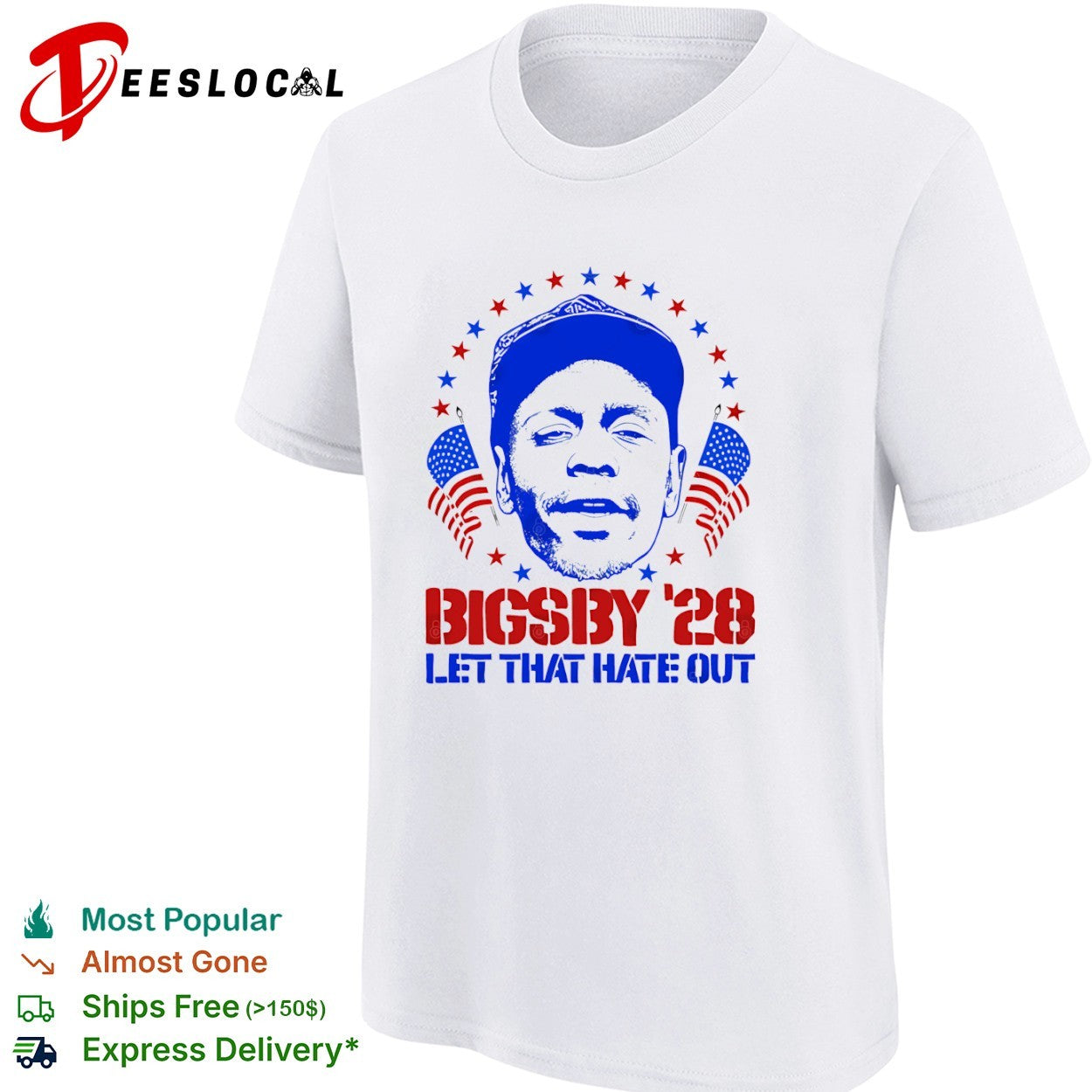 Clayton Bigsby 2028 let that hate out shirt