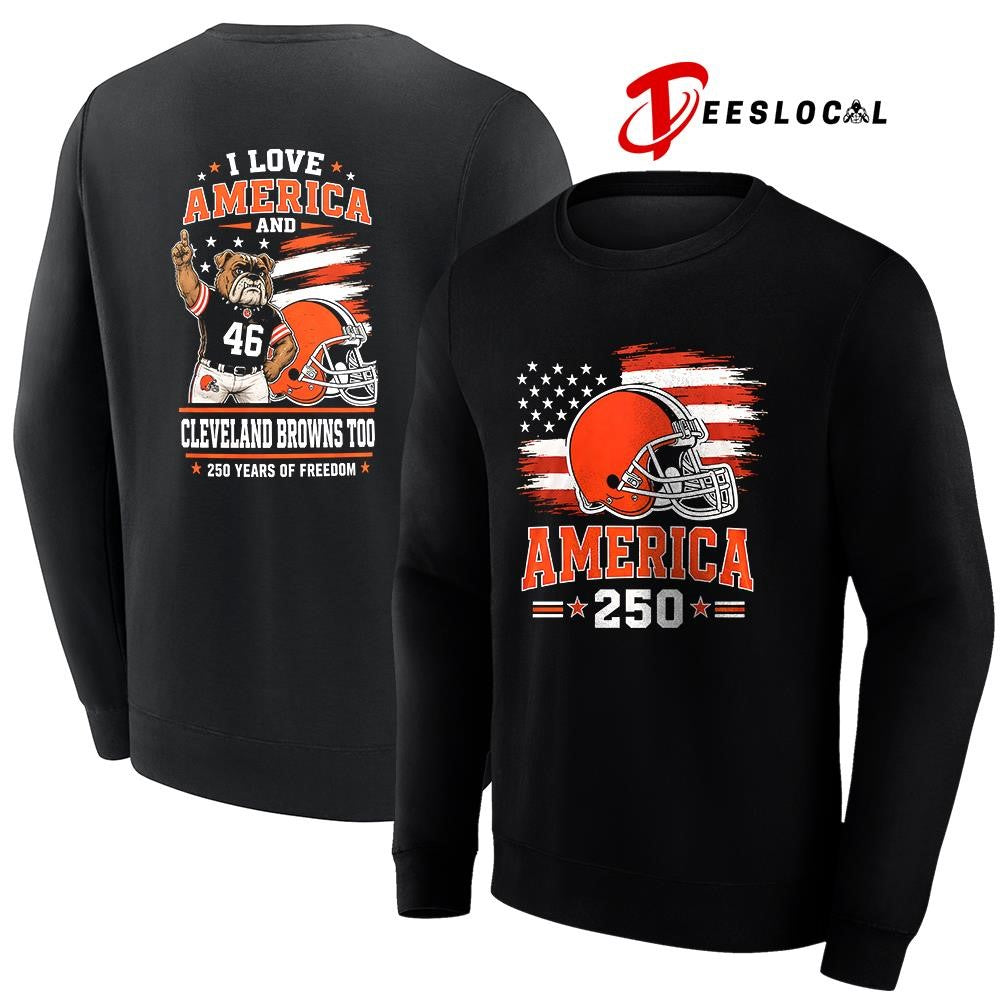 Cleveland Browns 250 years of freedom mascot shirt