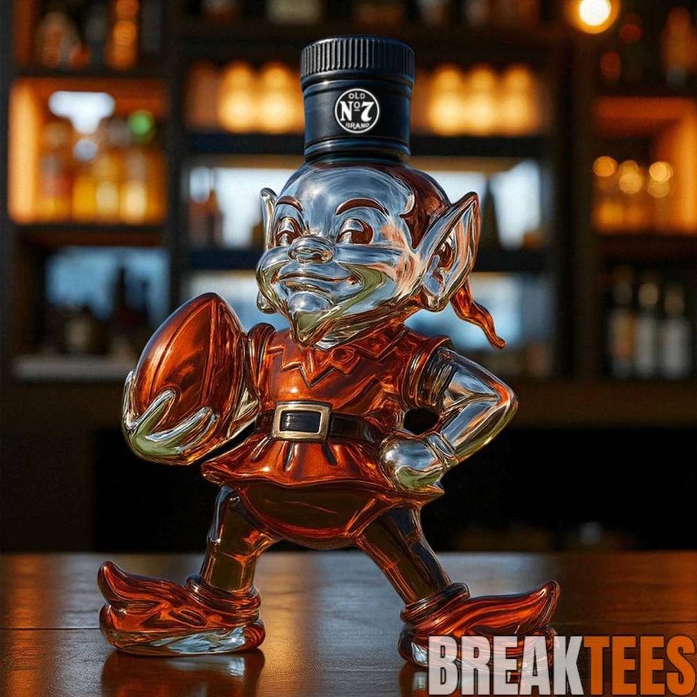 Cleveland Browns Brownie The Elf Special Edition Whiskey Bottle