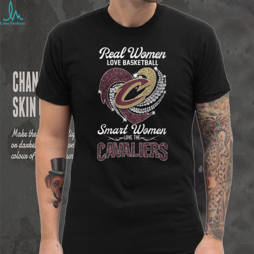 Cleveland Cavaliers Basketball Real Women Sparkle Fan T Shirt
