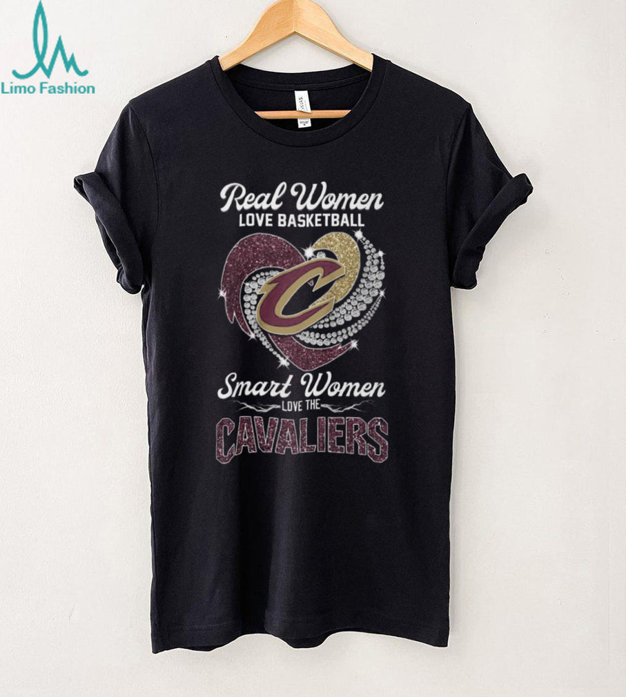 Cleveland Cavaliers Basketball Real Women Sparkle Fan T Shirt