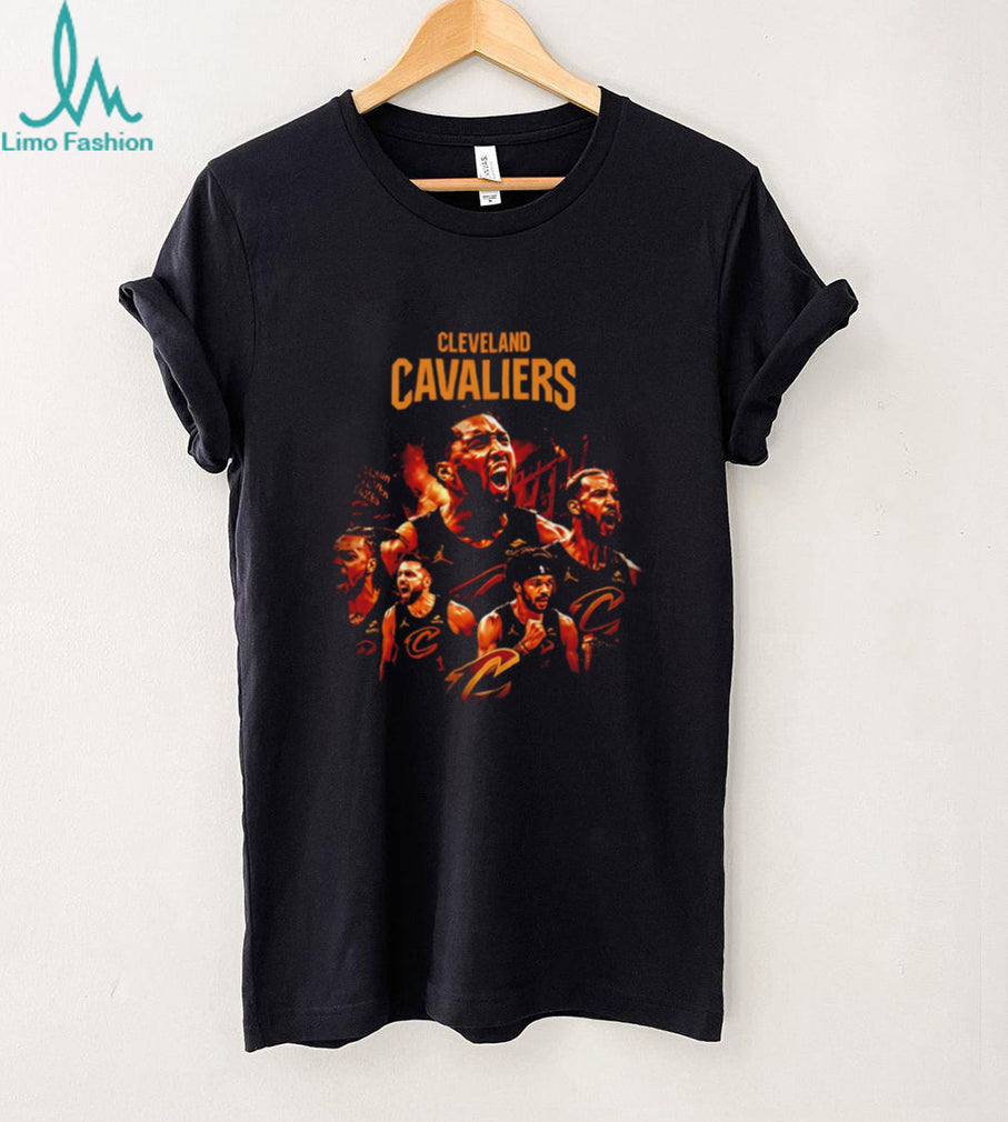 Cleveland Cavaliers Basketball Team Graphic Multi Player T Shirt
