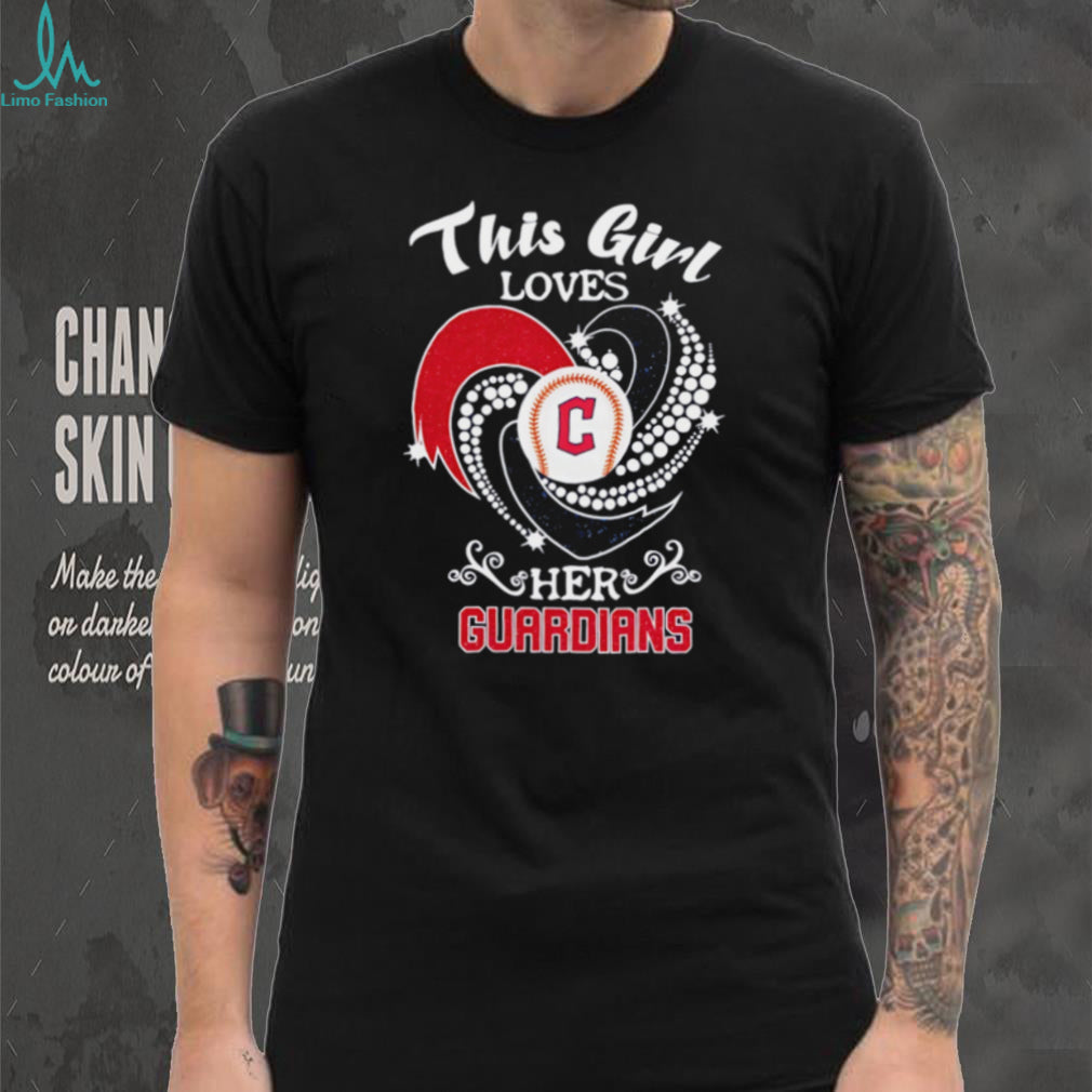 Cleveland Guardians Baseball Fan This Girl Loves Her Team T Shirt