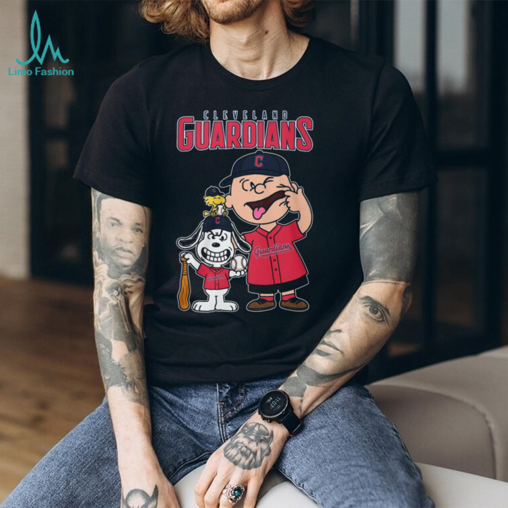 Cleveland Guardians Mascot Baseball Cartoon Fan Shirt