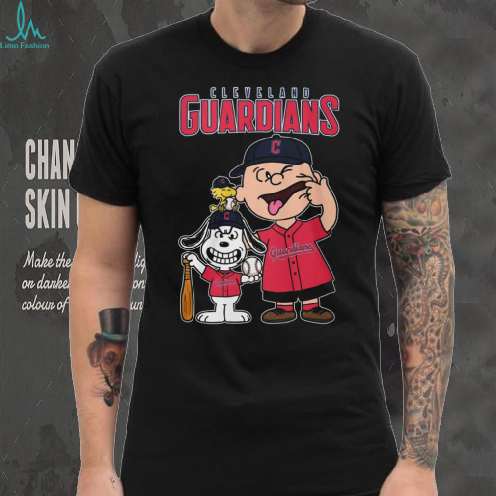 Cleveland Guardians Mascot Baseball Cartoon Fan Shirt