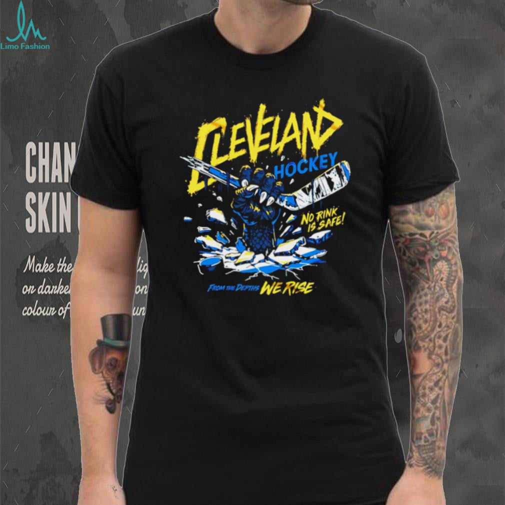 Cleveland Hockey From The Depths We Rise Sports Monster T Shirt