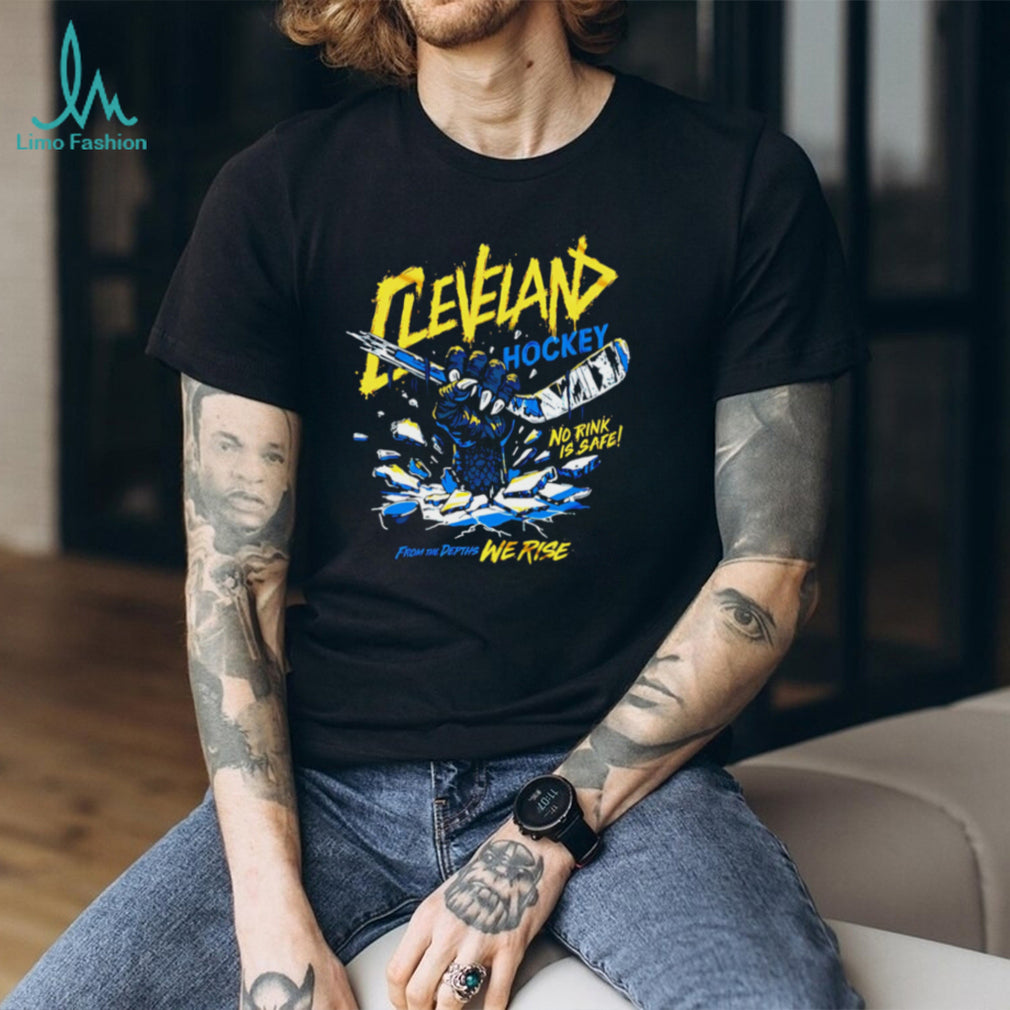 Cleveland Hockey From The Depths We Rise Sports Monster T Shirt