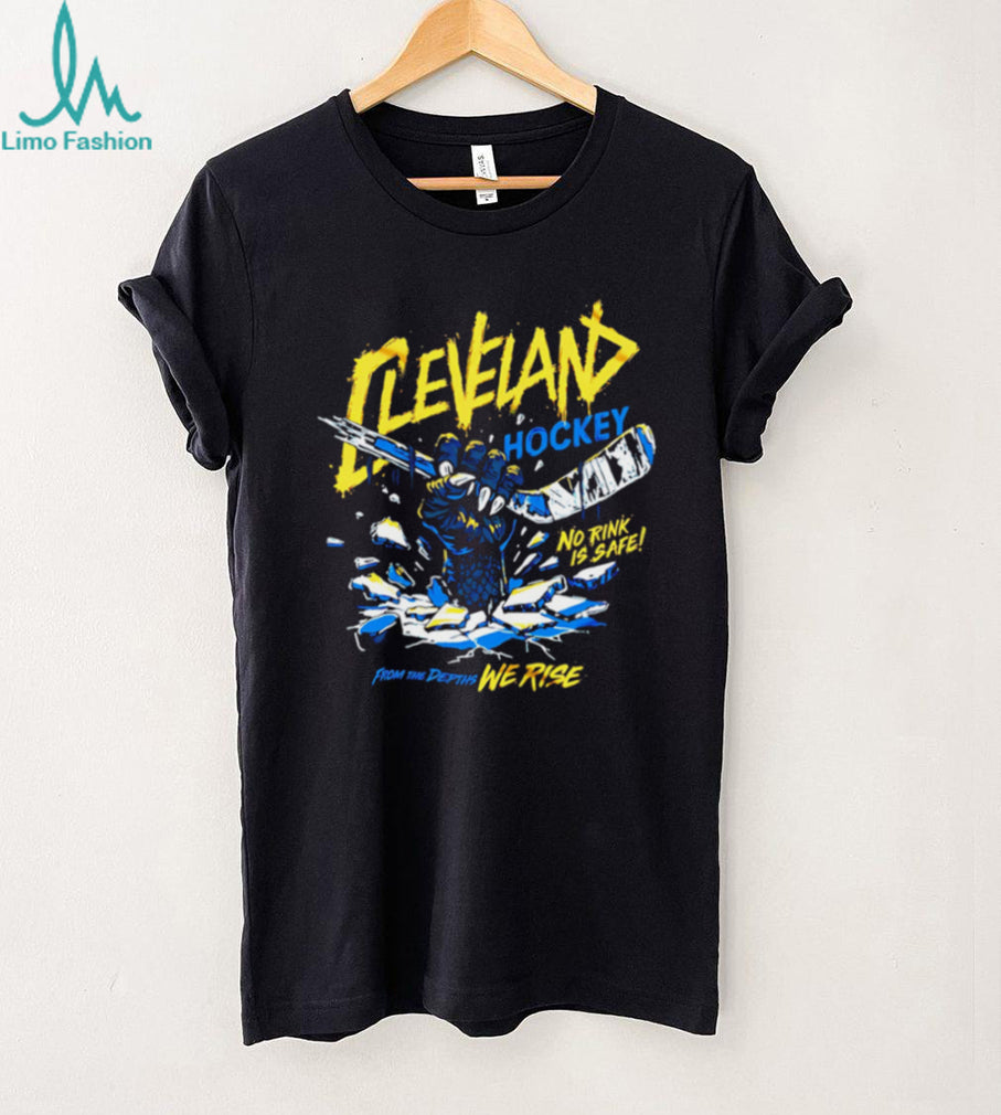 Cleveland Hockey From The Depths We Rise Sports Monster T Shirt