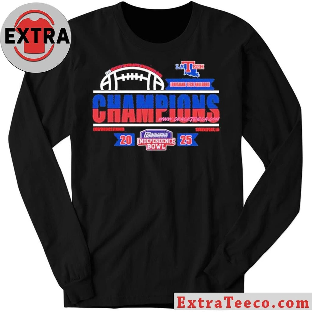 Coastal Carolina Chanticleers 2025 Radiance Technologies Independence Bowl Champions Logo T-Shirt