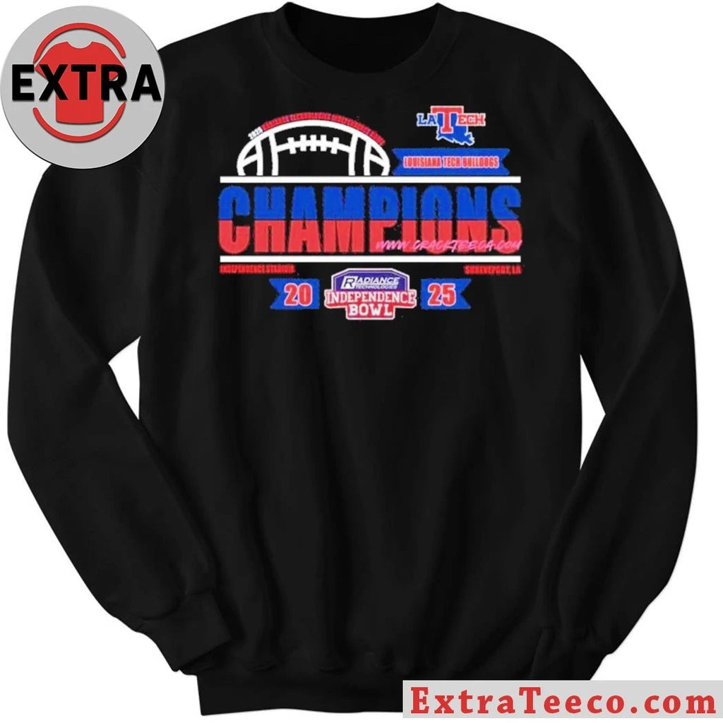 Coastal Carolina Chanticleers 2025 Radiance Technologies Independence Bowl Champions Logo T-Shirt