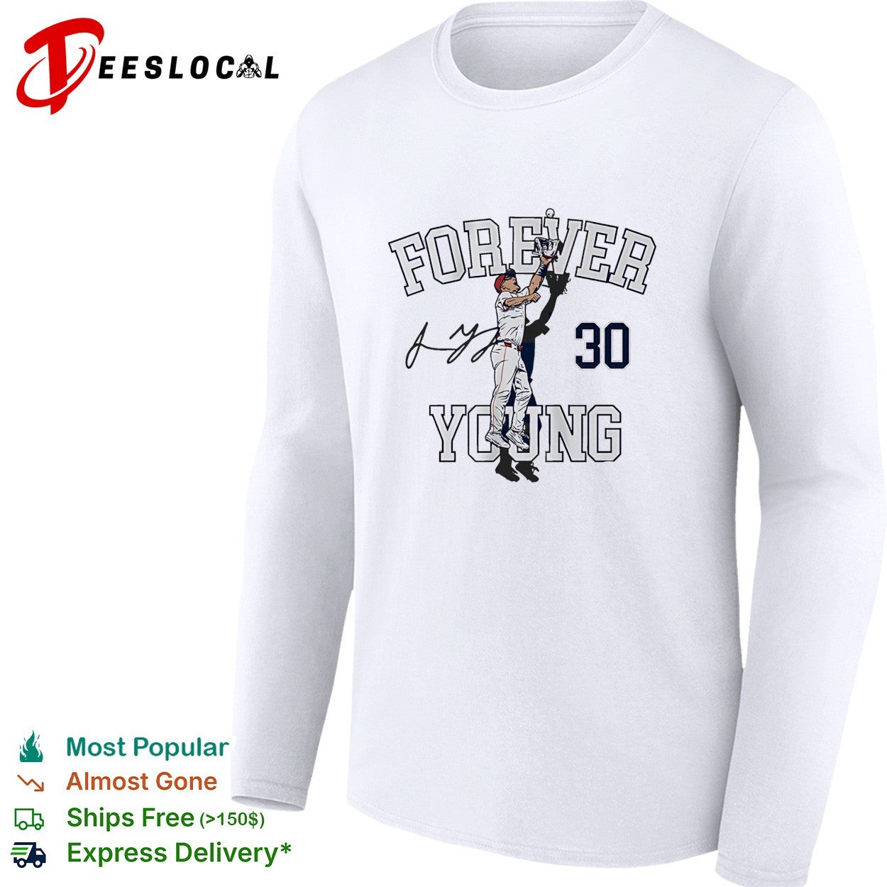 Cole Young Washington Nationals baseball Forever Young signature shirt