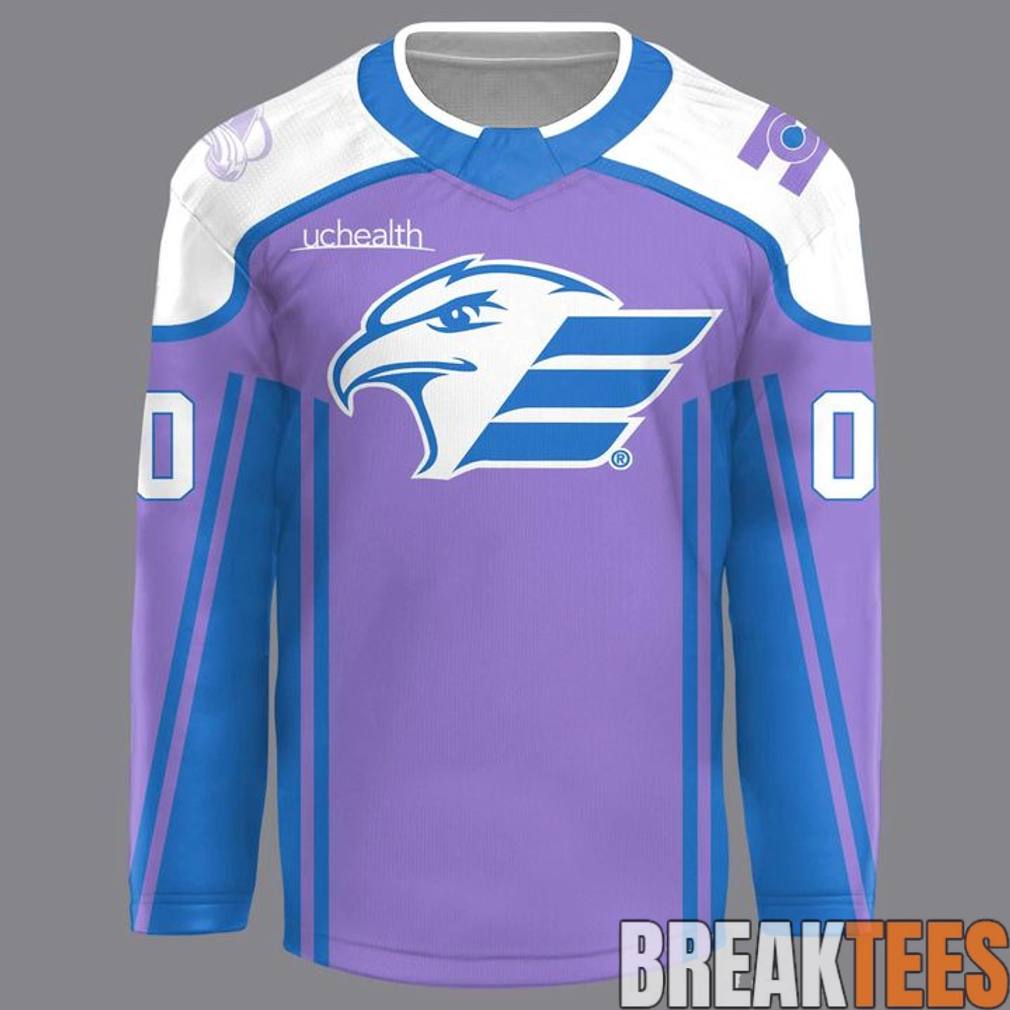 Colorado Eagles 2026 Eagles Fight Cancer Hockey Jersey